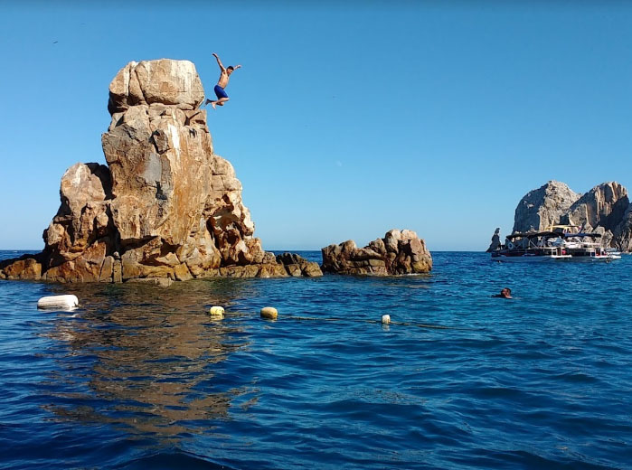 Snorkeling off Pelican Rock